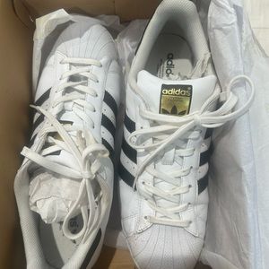 Men’s Superstar ADIDAS white/black sneakers size 12